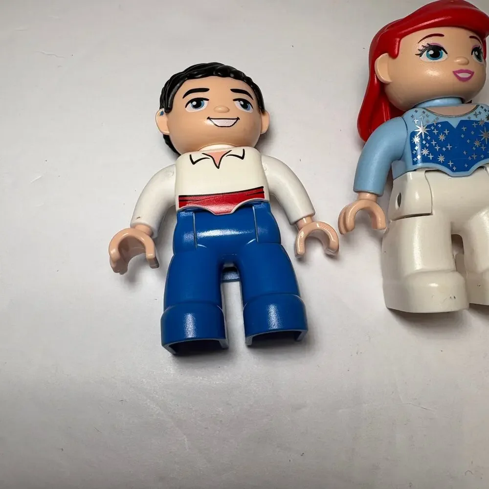 Ariel & Prince Eric Lego Duplo Figures Little Mermaid